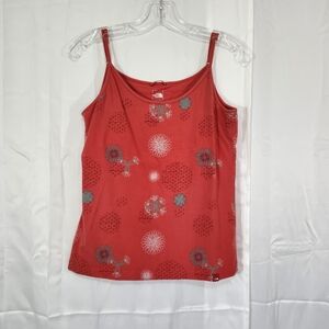 The North Face Size Large Red and Gray Fitted Camisole